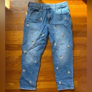 Gap Girls embroidered jeans